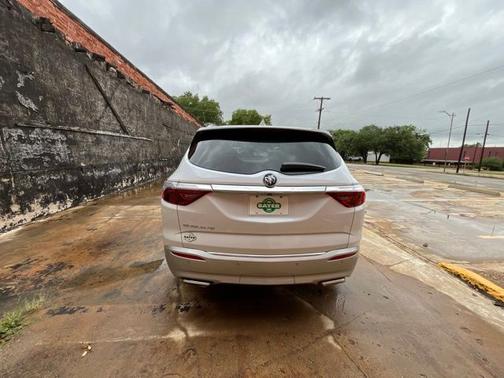 White Frost Tricoat 2022 Buick Enclave Essence