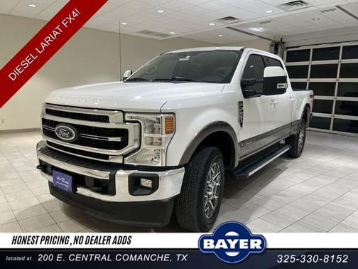Star White Metallic Tri-Coat 2021 Ford F-250 Lariat
