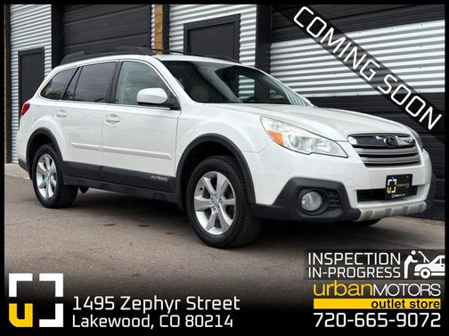 Satin White Pearl 2014 Subaru Outback 2.5i Limited