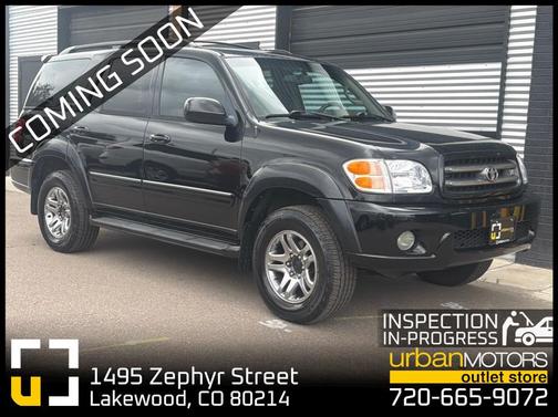 Black 2004 Toyota Sequoia Limited