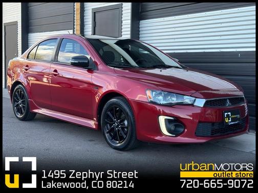 Red 2017 Mitsubishi Lancer SE