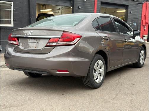 Gray 2015 Honda Civic LX