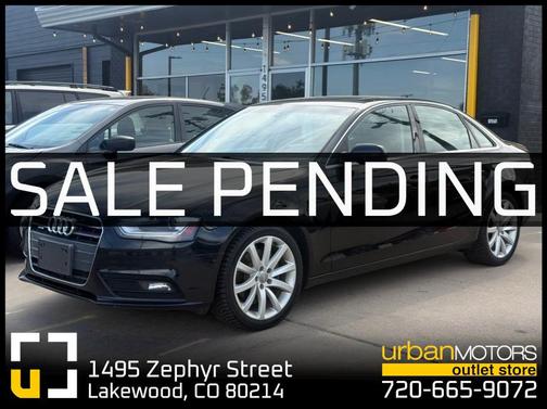 Black 2013 Audi A4 2.0T Premium Plus quattro