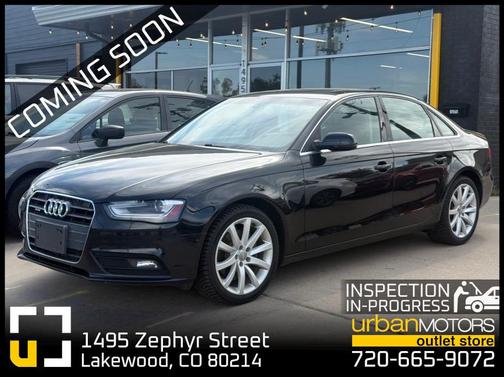 Black 2013 Audi A4 2.0T Premium Plus quattro
