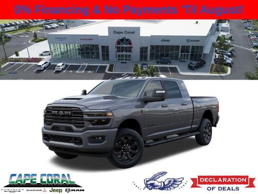 Ceramic Gray Clearcoat 2026 RAM 2500 Laramie Mega Cab 4x4 6'4' Box