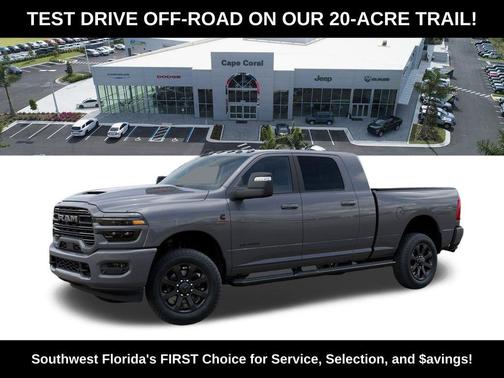 Ceramic Gray Clearcoat 2026 RAM 2500 Laramie Mega Cab 4x4 6'4' Box