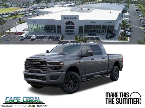 Ceramic Gray Clearcoat 2026 RAM 2500 Laramie Mega Cab 4x4 6'4' Box