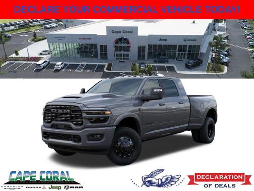 Ceramic Gray Clearcoat 2026 RAM 3500 Limited Mega Cab 4x4 6'4' Box