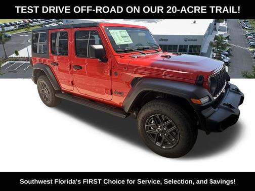 Firecracker Red Clearcoat 2026 Jeep Wrangler Sport