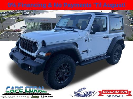Bright White Clearcoat 2026 Jeep Wrangler Sport S