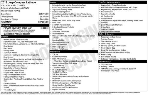 2018 Jeep Compass Latitude