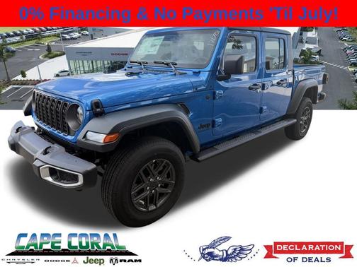 Hydro Blue Pearlcoat 2026 Jeep Gladiator Sport