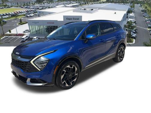 Sapphire Blue 2023 Kia Sportage SX-Prestige