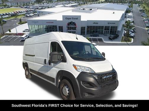 Bright White Clearcoat 2023 RAM ProMaster 2500 High Roof