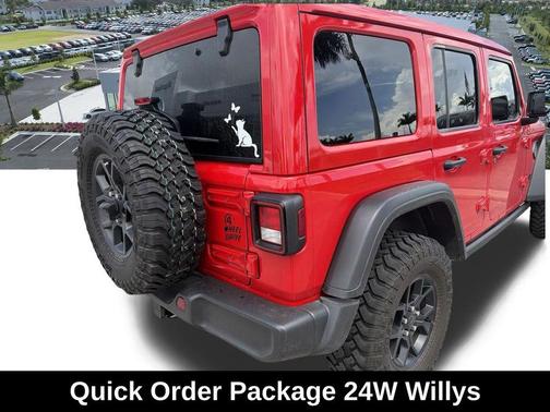 Firecracker Red Clearcoat 2024 Jeep Wrangler Willys