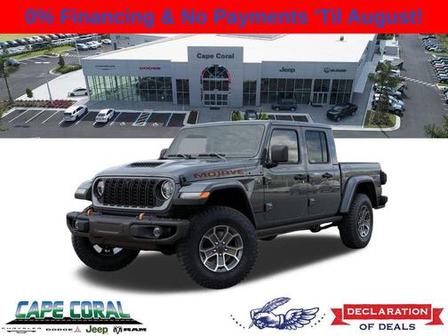 Anvil Clearcoat 2026 Jeep Gladiator Mojave X 4x4