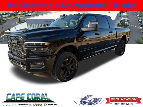 Diamond Black Crystal Pearlcoat 2026 RAM 2500 Laramie Mega Cab 4x4 6'4' Box