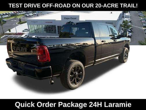 Diamond Black Crystal Pearlcoat 2026 RAM 2500 Laramie Mega Cab 4x4 6'4' Box