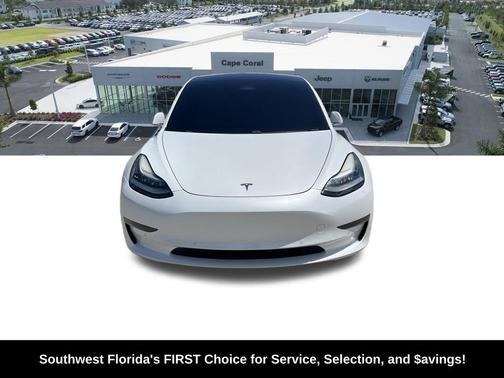 Pearl White Multi-Coat 2018 Tesla Model 3 Long Range