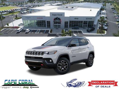 Bright White Clearcoat 2026 Jeep Compass Trailhawk