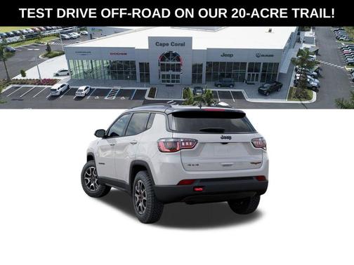 Bright White Clearcoat 2026 Jeep Compass Trailhawk