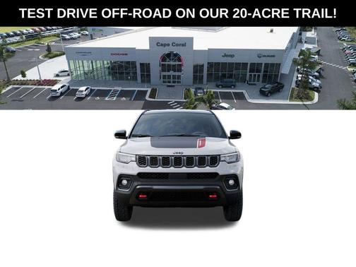 Bright White Clearcoat 2026 Jeep Compass Trailhawk