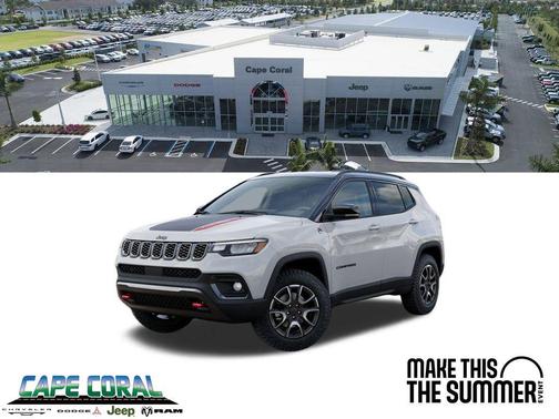 Bright White Clearcoat 2026 Jeep Compass Trailhawk