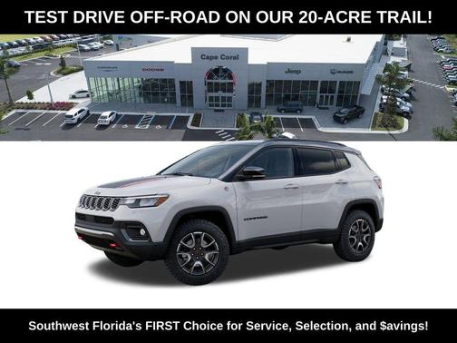 Bright White Clearcoat 2026 Jeep Compass Trailhawk