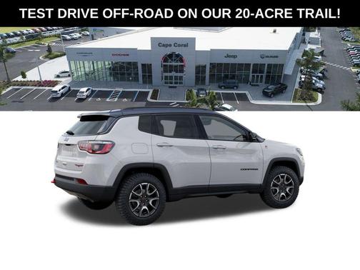 Bright White Clearcoat 2026 Jeep Compass Trailhawk