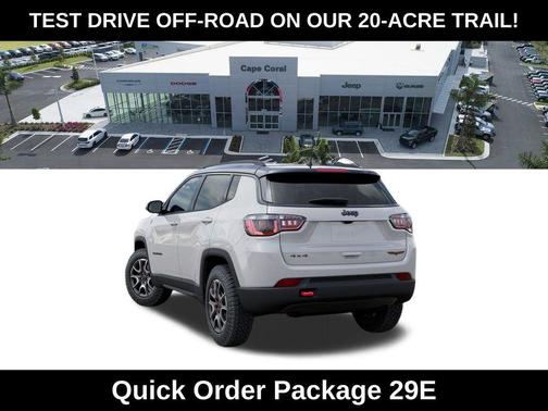 Bright White Clearcoat 2026 Jeep Compass Trailhawk