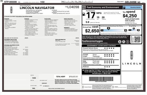 2016 Lincoln Navigator L Reserve