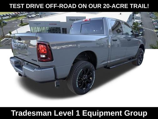 Ceramic Gray Clearcoat 2026 RAM 2500 Black Express Crew Cab 4x4 6'4' Box