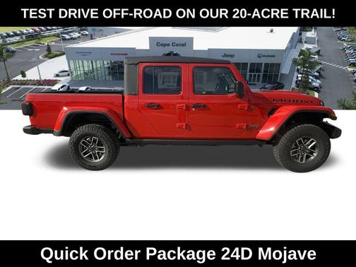 Firecracker Red Clearcoat 2026 Jeep Gladiator Mojave 4x4