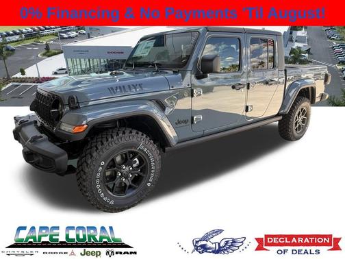 Anvil Clearcoat 2026 Jeep Gladiator Willys 4x4