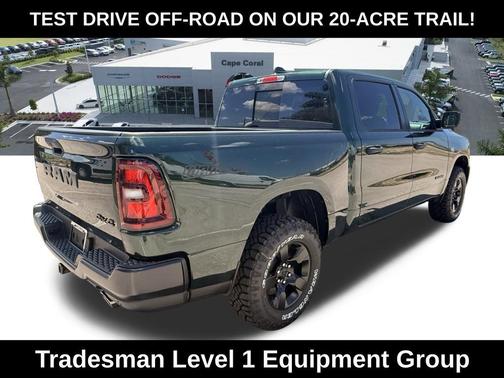 Serrano Green Metallic 2026 RAM 1500 Warlock Crew Cab 4x4 5'7' Box
