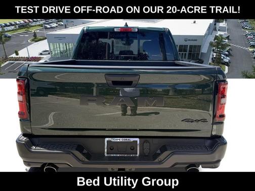 Serrano Green Metallic 2026 RAM 1500 Warlock Crew Cab 4x4 5'7' Box