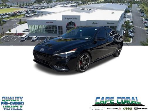 Phantom Black 2023 Hyundai ELANTRA N Line