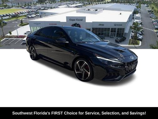 Phantom Black 2023 Hyundai ELANTRA N Line