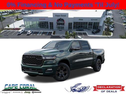 Serrano Green Metallic 2026 RAM 1500 Big Horn/Lone Star