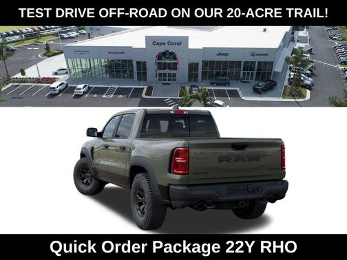 2026 RAM 1500 RHO Crew Cab 4x4 5'7' Box