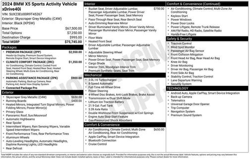 2024 BMW X5 xDrive40i