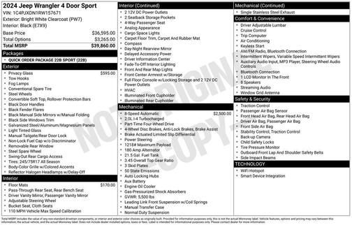 2024 Jeep Wrangler Sport