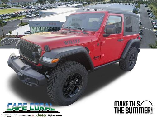 Firecracker Red Clearcoat 2026 Jeep Wrangler Willys
