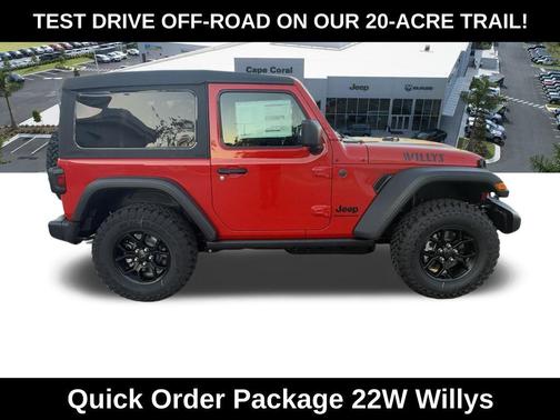 Firecracker Red Clearcoat 2026 Jeep Wrangler Willys