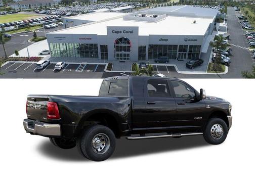 Diamond Black Crystal Pearlcoat 2026 RAM 3500 Laramie Mega Cab 4x4 6'4' Box
