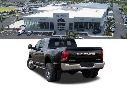Diamond Black Crystal Pearlcoat 2026 RAM 3500 Laramie Mega Cab 4x4 6'4' Box