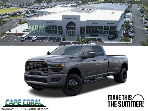 Ceramic Gray Clearcoat 2026 RAM 3500 Big Horn Crew Cab 4x4 8' Box