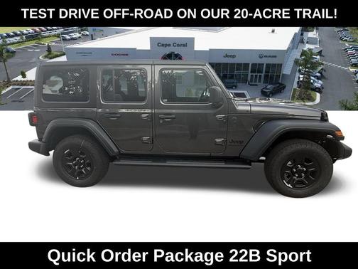 Granite Crystal Metallic Clearcoat 2026 Jeep Wrangler Sport