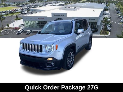 Glacier Metallic 2015 Jeep Renegade Limited