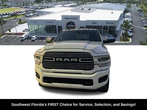 Pearl White 2022 RAM 2500 Laramie Crew Cab 4x4 6'4' Box